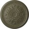 Ekena Millwork Luton Ceiling Medallion (Fits Canopies up to 1 1/8"), Hand-Painted Painted Turtle, 15 3/4"OD x 5/8"P CM16LUPTF - alternate 1